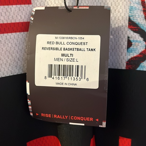 Men’s reversible basketball Red Bull tank top - Picture 2 of 5